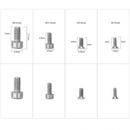 SmallRig MB2735 Kit de Pernos de 1/4" + 3/8" Screw Pack 26 + Herramienta Explorer