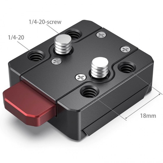 SmallRig MD2801B Mini Plate de agarre para Batería V-Lock / V-Mount 