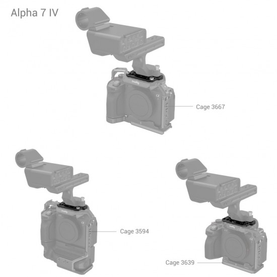 SmallRig MD4019 Placa adaptadora para mango Sony FX3