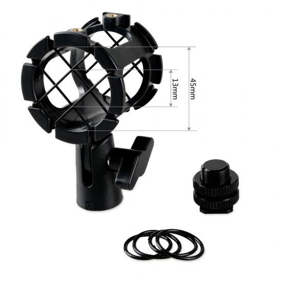 SmallRig 1859  Soporte Micrófono Shotgun para stand, boompole y cámara 