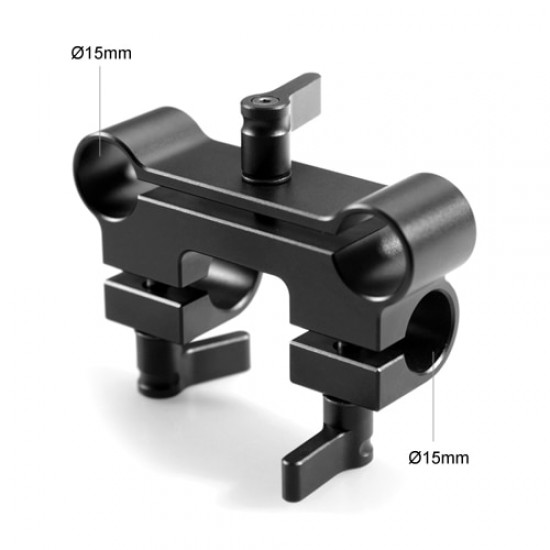 SmallRig 922 Adaptador Abrazadera de rods doble a individual 15mm