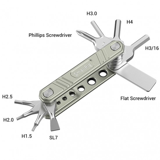 SmallRig TC2713 Juego de 9 herramientas de produccion  