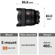 Sony SEL14F18GM Lente Ultra Gran Angular G Master 14mm F1.8