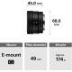 Sony SEL50F25G Lente Compact Prime FE 50 mm F/2.5 G