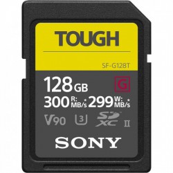 Sony SF-G128T/T1 Tarjeta Tough Series UHS-II SDXC de 128 GB