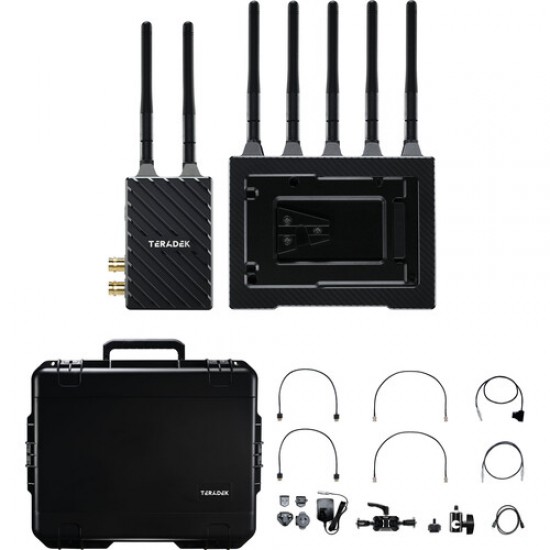 Teradek Kit de transmisor Bolt 4K LT 750 3G-SDI y receptor Bolt 4K 750 12G-SDI Deluxe (V-Mount)