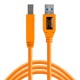 Tether Tools CU5460ORG Cable USB 3.0 A Male a Male B de 4.60mts 