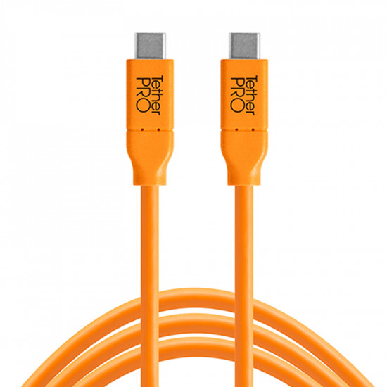 Tether Tools CUC 10-ORG Cable USB-C a USB-C de 3mts 