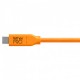 Tether Tools CUC03ORG Cable USB-C a USB-C de 90 cm (color naranja)