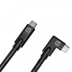 Tether Tools CUC15RT-BLK Cable USB-C a USB-C de 4.6mts en L