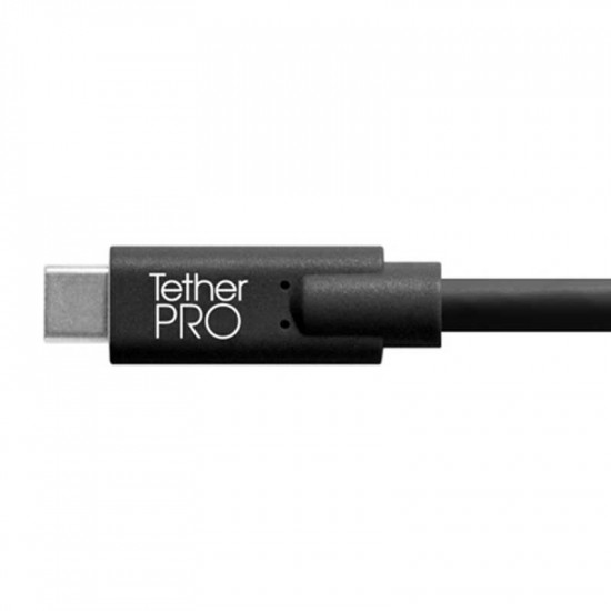 Tether Tools CUC3215-BLK Cable USB-C a USB-3.0 de 4.6mts 