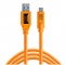 Tether Tools CUC3215ORG Cable USB-C a USB-3.0 de 4.6mts 