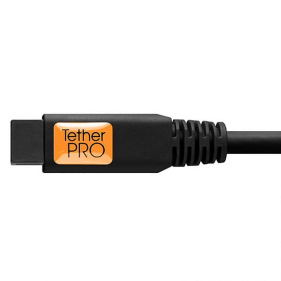 Tether Tools FW84BLK Cable FireWire 800/400 9 a 6 Pin Cable de 4.60mts