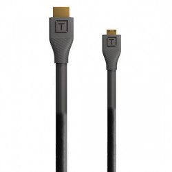 Tether Tools H2D1-BLK Cable corto Micro HDMI a HDMI 4K@60 30cm