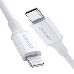 Ugreen Cable USB-C Lightning MFI para iPhone y iPad Ultra Rápido 1mt