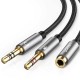 Ugreen Cable TRRS hembra de audio a dos TRS macho