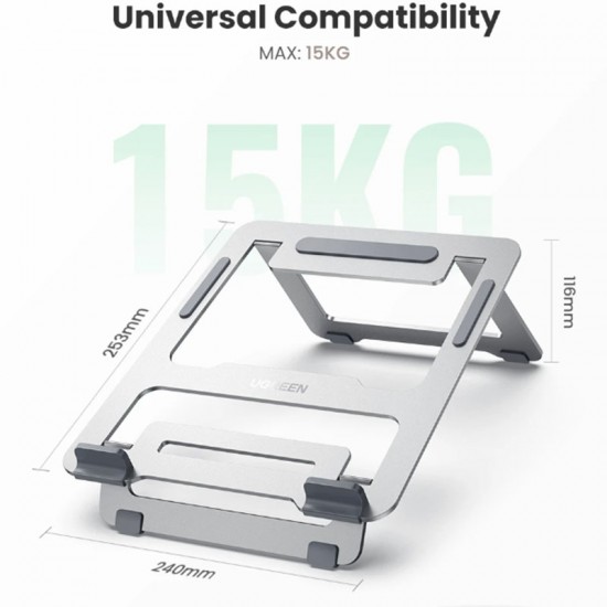 Ugreen 80702 Soporte elevador de aluminio para portátil o switcher