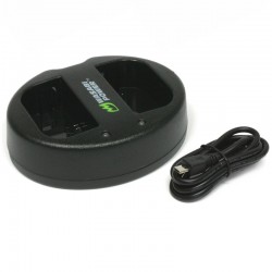 Wasabi Cargador Doble USB para Canon LP-E6 