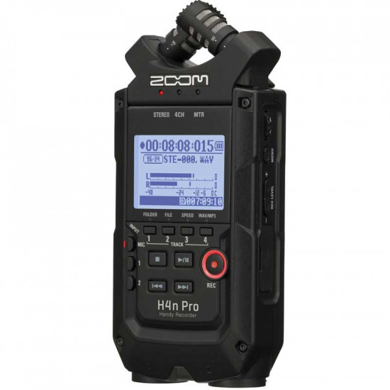 Zoom H4nPro Black Grabador Audio H4n 2+2 canales Nuevo y Mejorado